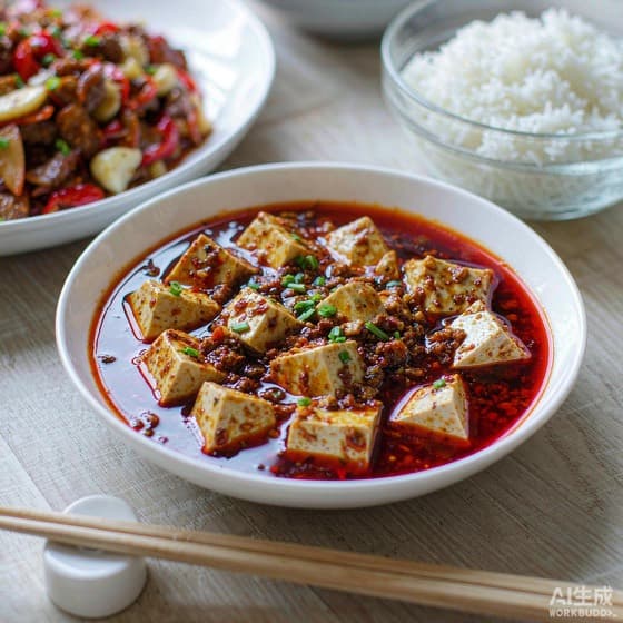 Illustrative Mapo Tofu